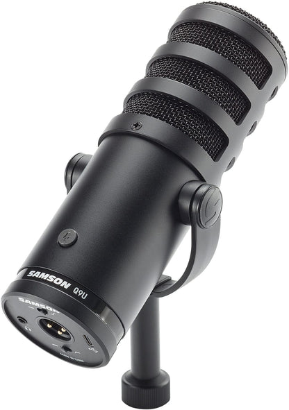 Samson SAQ9U XLR-USB Broadcast Dynamic Microphone - PSSL ProSound and Stage Lighting