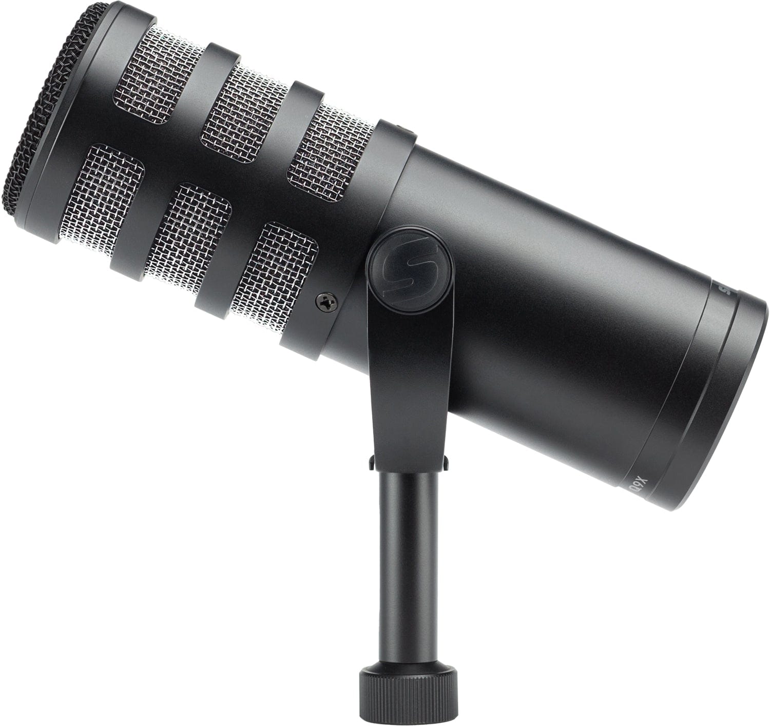 Samson SAQ9X Broadcast Dynamic Microphone Analog XLR output Mid Boost Yoke Mount - PSSL ProSound and Stage Lighting