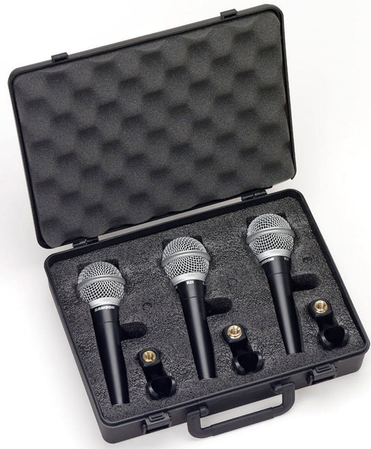 Samson R21 Dynamic Vocal Microphone 3-Pack - PSSL ProSound and Stage Lighting