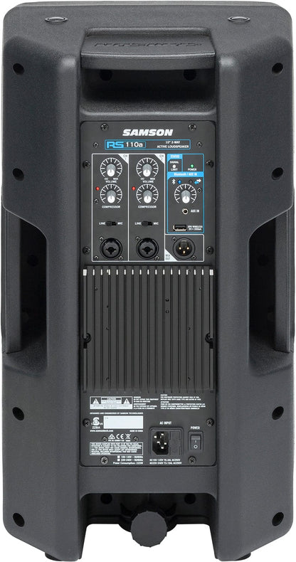 Samson SARS110A Active Loudspeaker 300-Watts 10-Inch LF w/ Bluetooth and XPD Wireless Port - PSSL ProSound and Stage Lighting