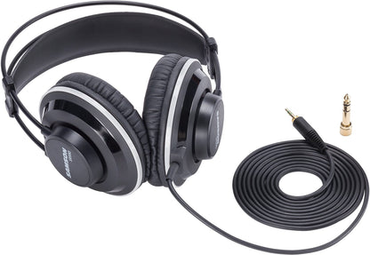 Samson SASR990 Closed Back Over-Ear Headphones with 50mm Neodynium Drivers - PSSL ProSound and Stage Lighting