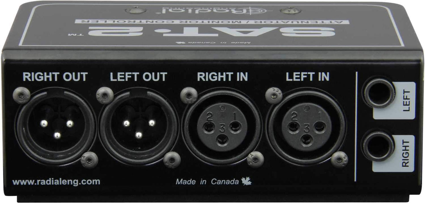 Radial SAT2 Line Level Passive Stereo Attenuator - PSSL ProSound and Stage Lighting