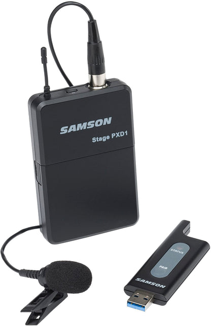 Samson SAXP106WLM Portable PA 100-Watts 6-Inch Woofer w/ Bluetooth and Wireless LM5 Lavalier Mic - PSSL ProSound and Stage Lighting