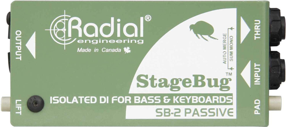 Radial SB-2 Passive Compact DI for Bass & Keys – Solotech