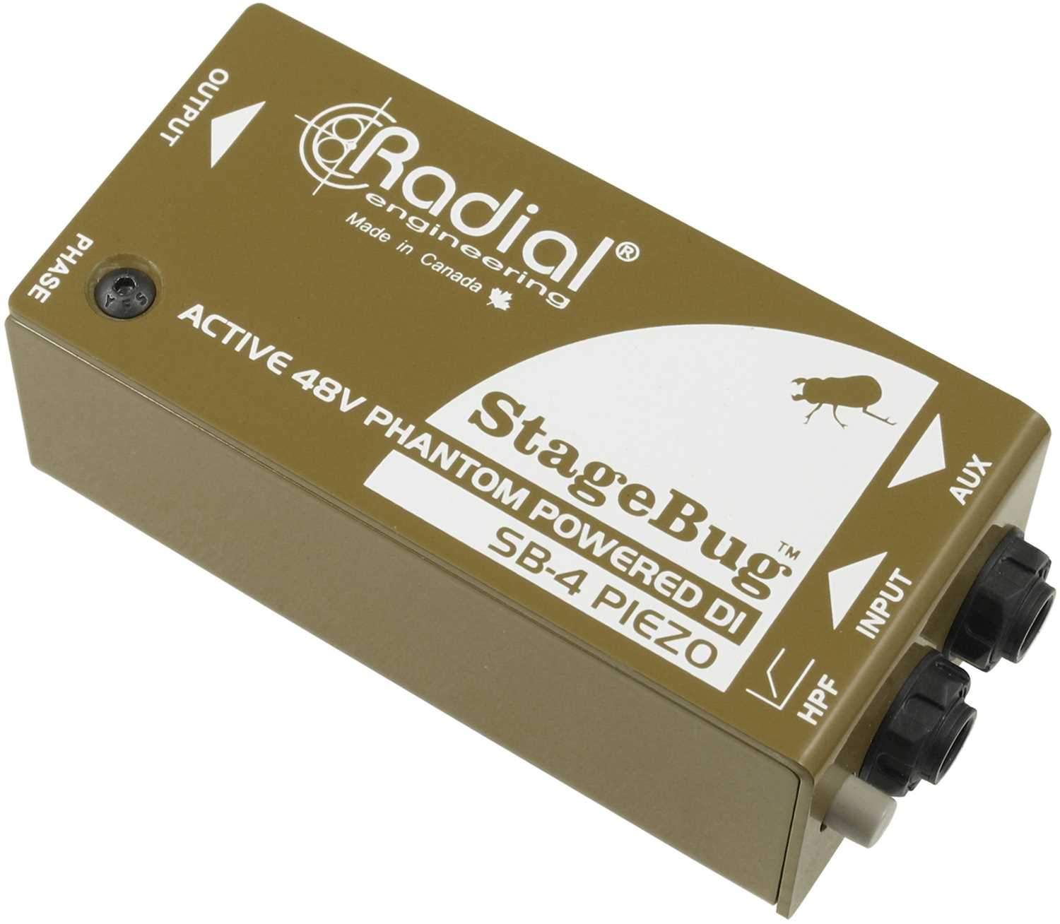 Radial SB-4 Piezo Compact Active DI - PSSL ProSound and Stage Lighting