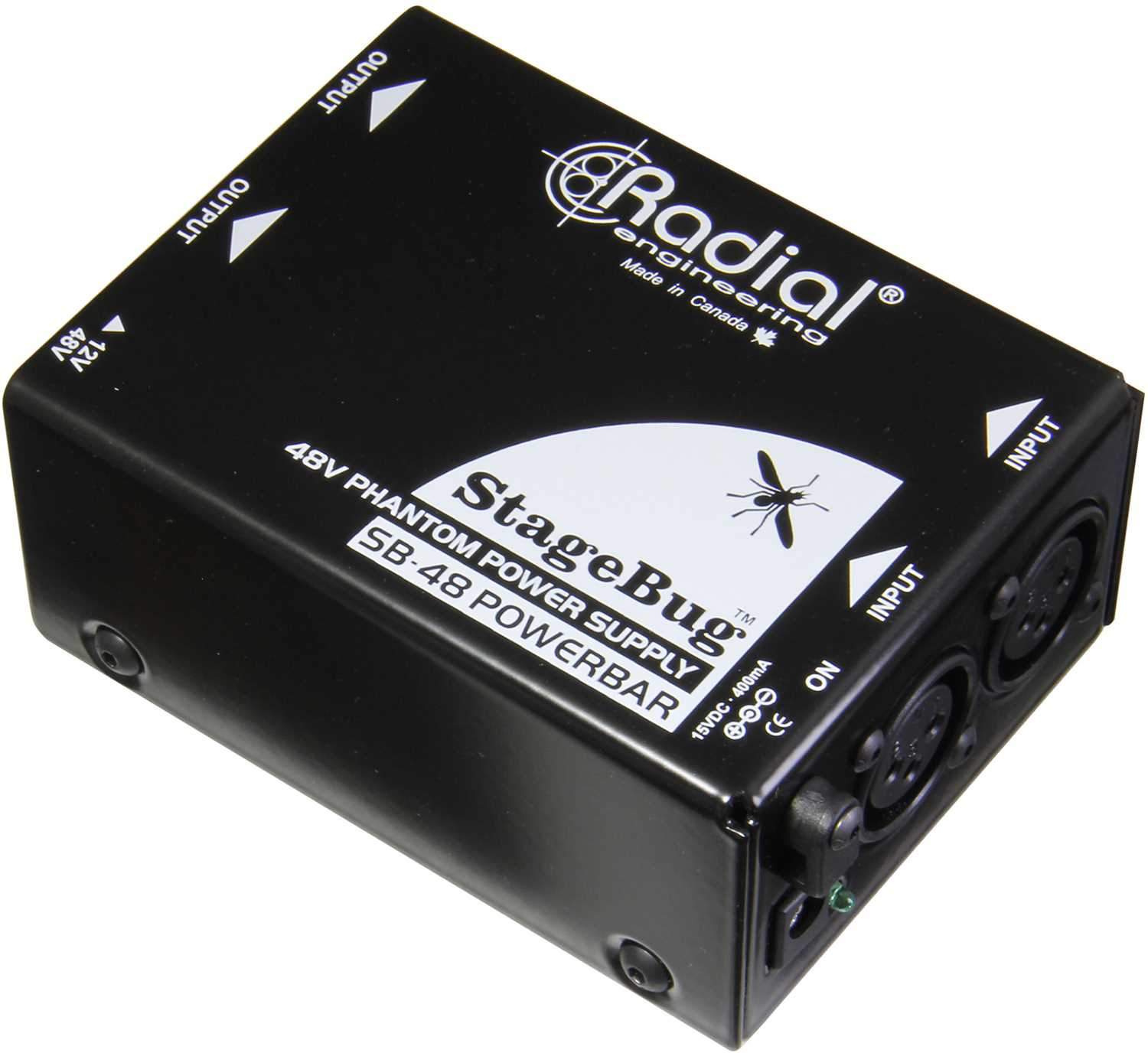 Radial SB-48 Phantom Two Channel 48V Power Supply - PSSL ProSound and Stage Lighting