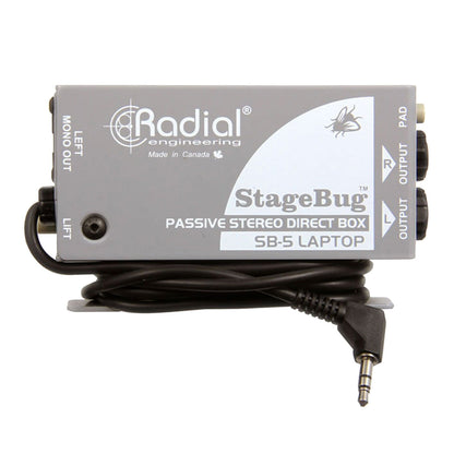 Radial SB-5 Stereo DI Box for Laptop Computer - PSSL ProSound and Stage Lighting