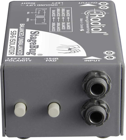 Radial SB-6 Compact Stereo Passive Isolator - PSSL ProSound and Stage Lighting