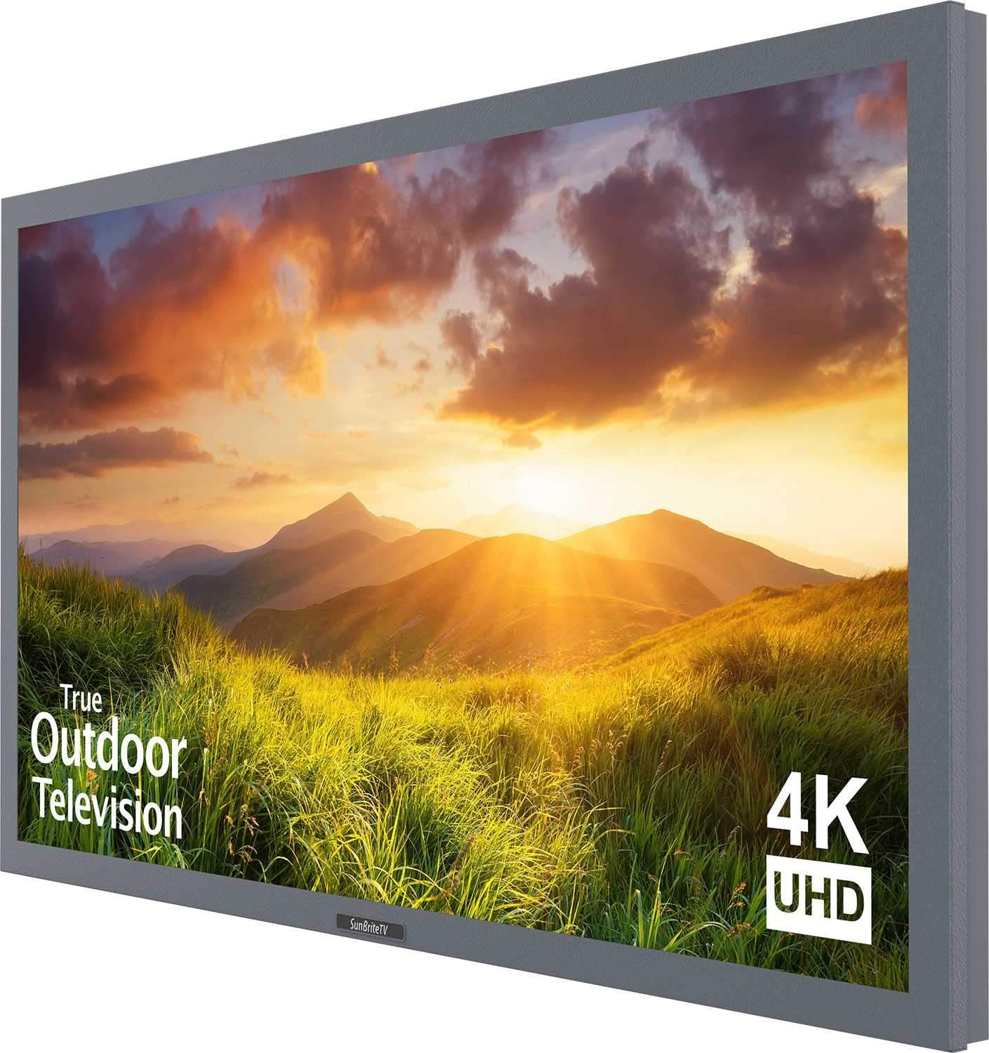 SunBriteTV Signature Series 55-In 4K Ultra HD Landscape TV - Silver - PSSL ProSound and Stage Lighting