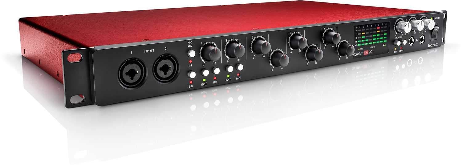 Focusrite Scarlett 18i20 USB 2.0 Audio Interface - PSSL ProSound and Stage Lighting