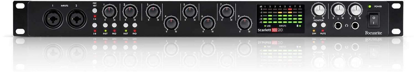 Focusrite Scarlett 18i20 USB 2.0 Audio Interface - PSSL ProSound and Stage Lighting