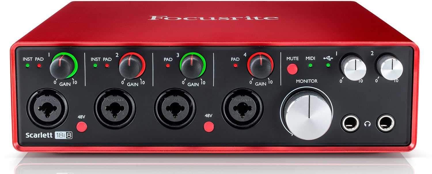 Focusrite Scarlett 18i8 USB 2.0 Audio Interface - PSSL ProSound and Stage Lighting