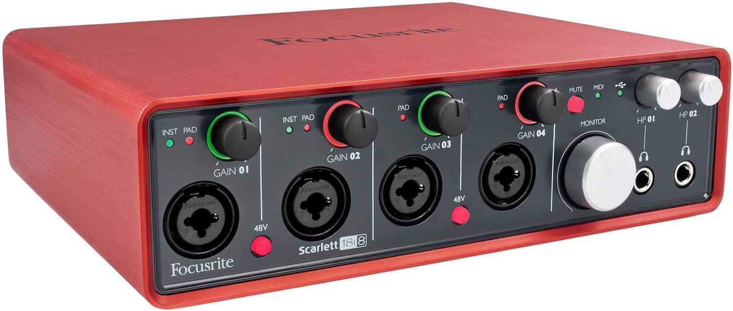 Focusrite Scarlett 18I8 18 IN 8 OUT USB Interface - PSSL ProSound and Stage Lighting