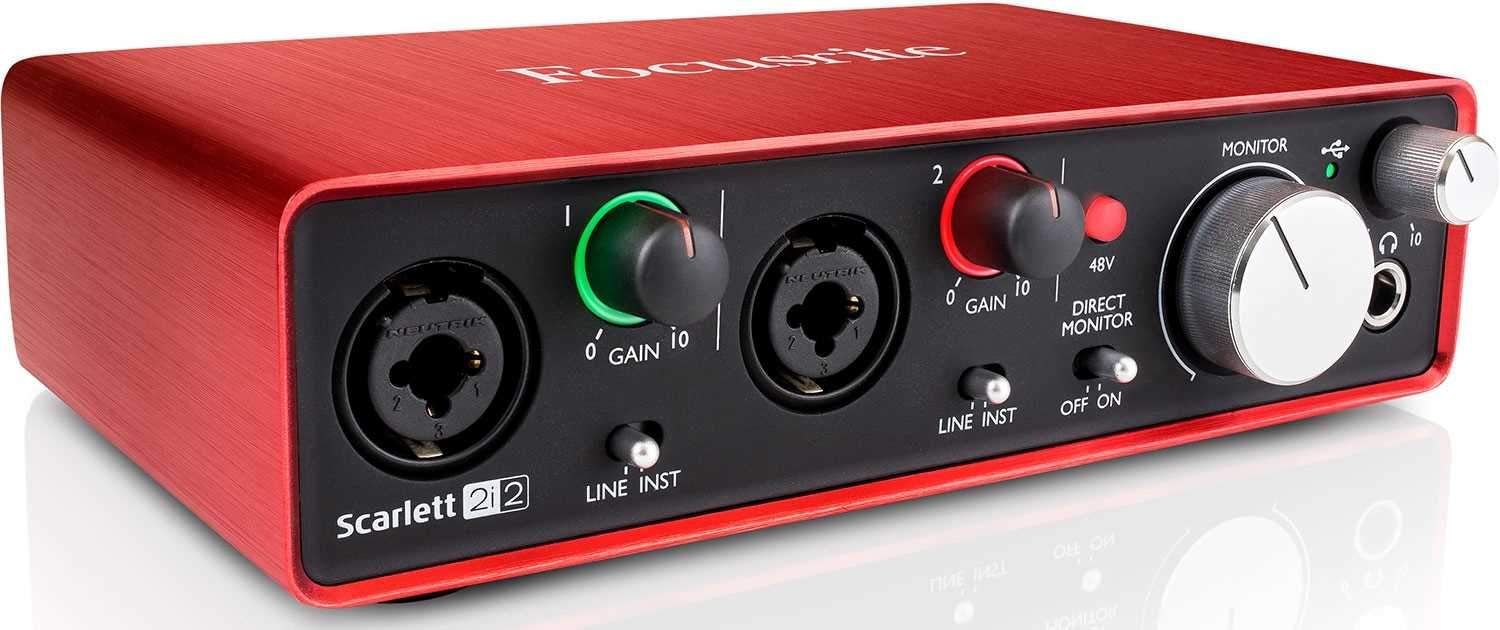 Focusrite Scarlett 2i2 USB 2.0 Audio Interface - PSSL ProSound and Stage Lighting