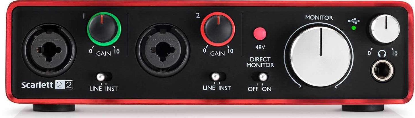 Focusrite Scarlett 2i2 USB 2.0 Audio Interface - PSSL ProSound and Stage Lighting