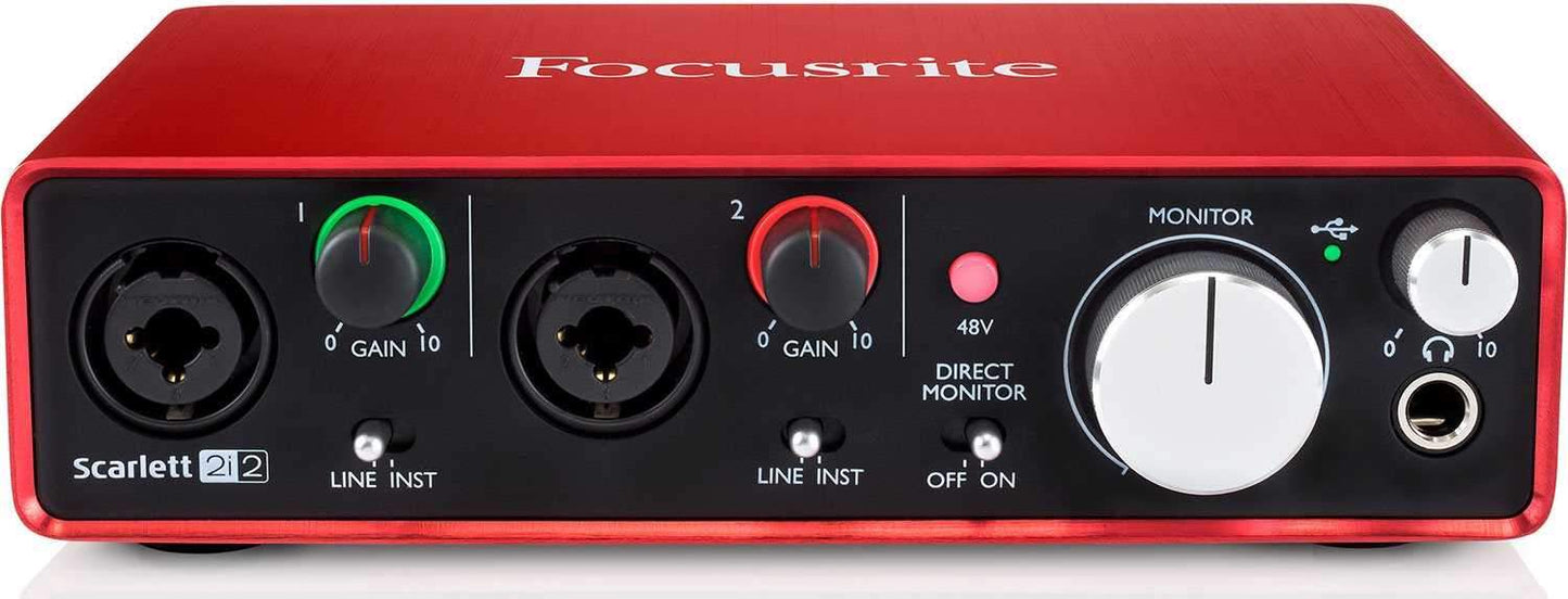 Focusrite Scarlett 2i2 USB 2.0 Audio Interface - PSSL ProSound and Stage Lighting