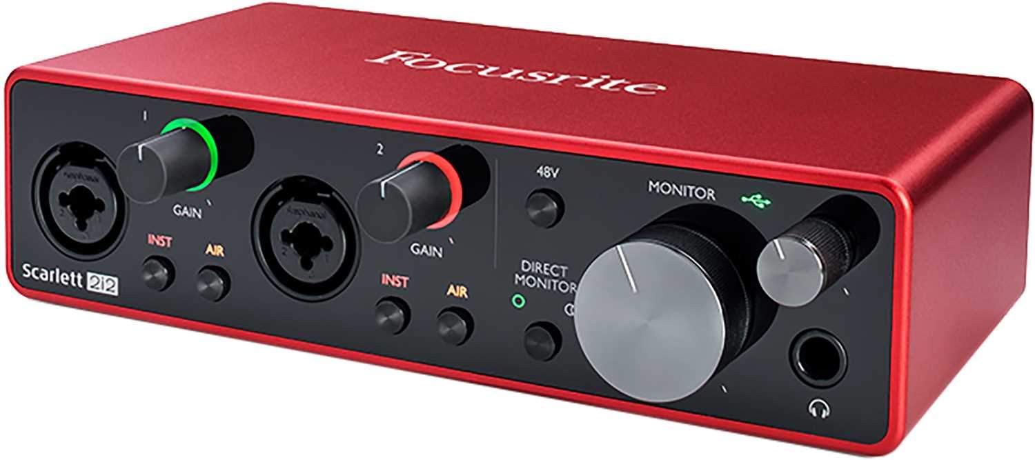 Focusrite Scarlett 2i2-3G USB Audio Interface - PSSL ProSound and Stage Lighting