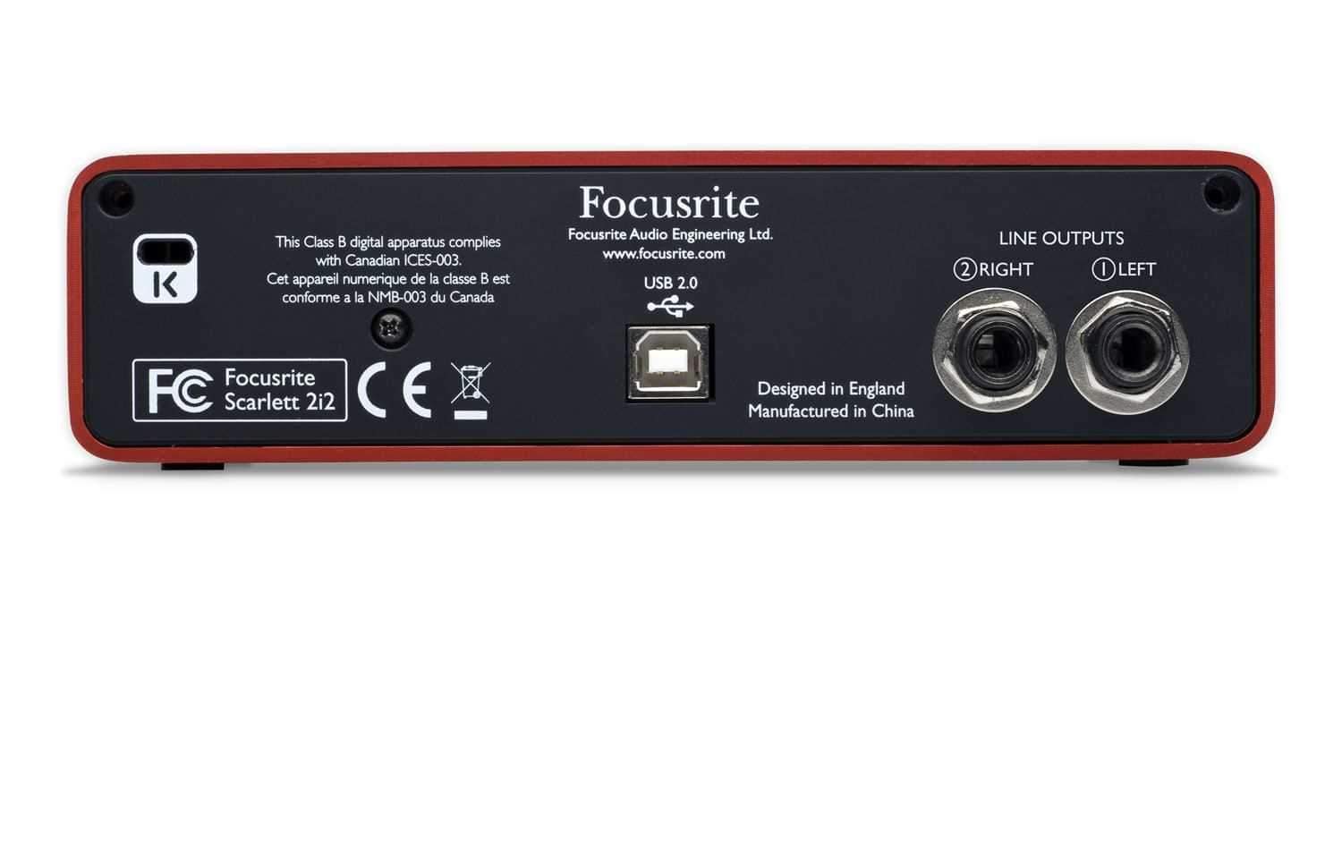 Focusrite Scarlett 2I2 USB 2.0 2x2 Audio Interface - PSSL ProSound and Stage Lighting