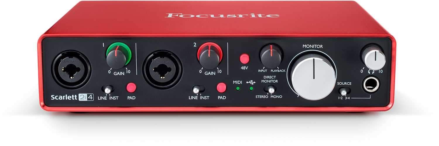 Focusrite Scarlett 2i4 USB 2.0 Audio Interface - PSSL ProSound and Stage Lighting