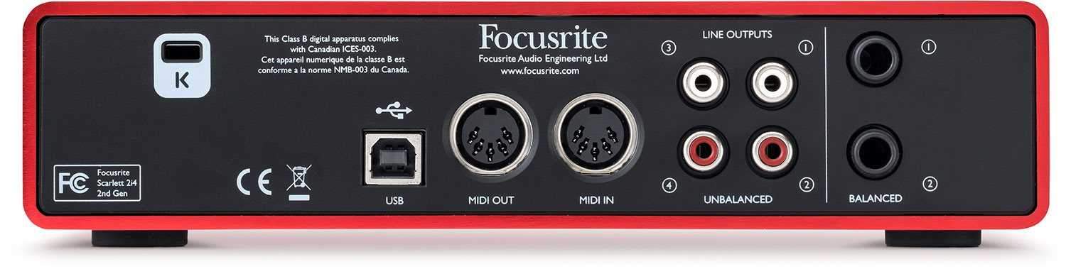 Focusrite Scarlett 2i4 USB 2.0 Audio Interface - PSSL ProSound and Stage Lighting