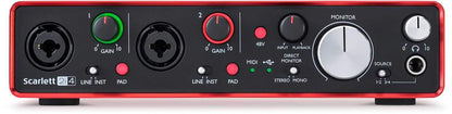 Focusrite Scarlett 2i4 USB 2.0 Audio Interface - PSSL ProSound and Stage Lighting