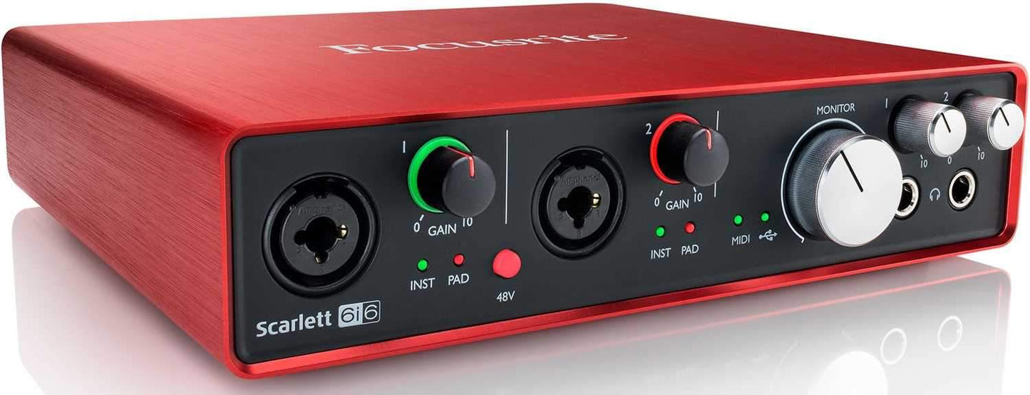 Focusrite Scarlett 6i6 USB 2.0 Audio Interface - PSSL ProSound and Stage Lighting