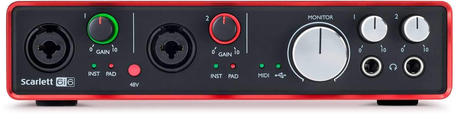 Focusrite shops scarlett 6i6 studio interface