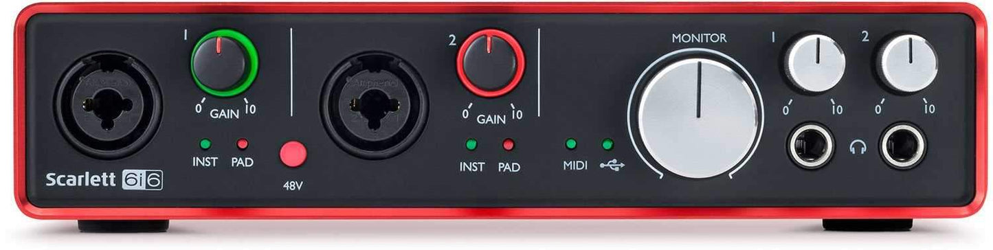 Focusrite Scarlett 6i6 USB 2.0 Audio Interface - PSSL ProSound and Stage Lighting