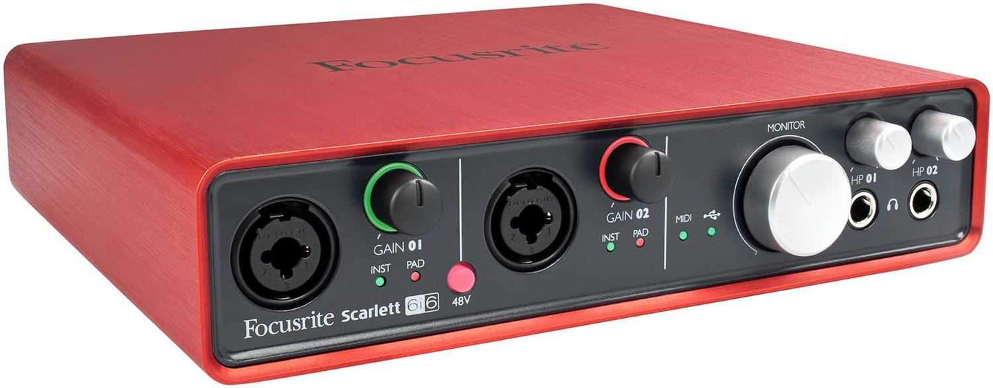 Focusrite Scarlett 616 6x6 USB Audio Interface - PSSL ProSound and Stage Lighting