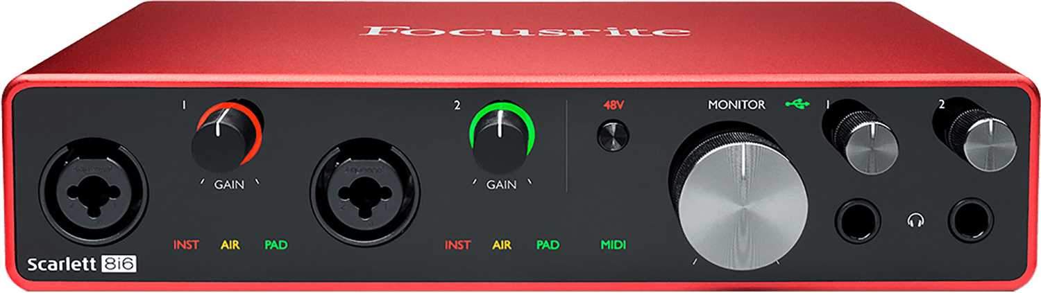 Focusrite Scarlett 8i6 3G USB Audio Interface – Solotech