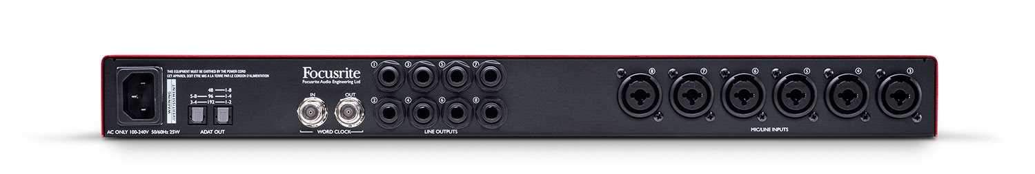 Focusrite Scarlett OctoPre 8-Channel Mic Preamp & Converter - PSSL ProSound and Stage Lighting