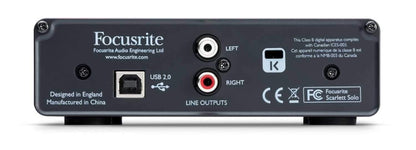 Focusrtite Scarlett SOLO Studio Recording Package - PSSL ProSound and Stage Lighting