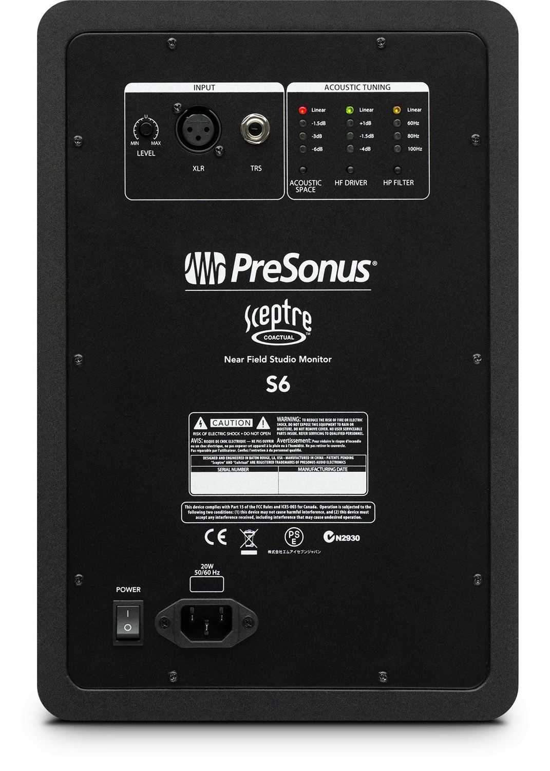 PreSonus SCEPTRES6 6.5In Coaxial Studio Monitor - PSSL ProSound and Stage Lighting