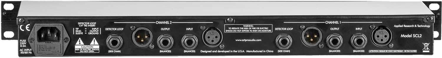 ART SCL2 Stereo Compressor Limiter Expander - PSSL ProSound and Stage Lighting