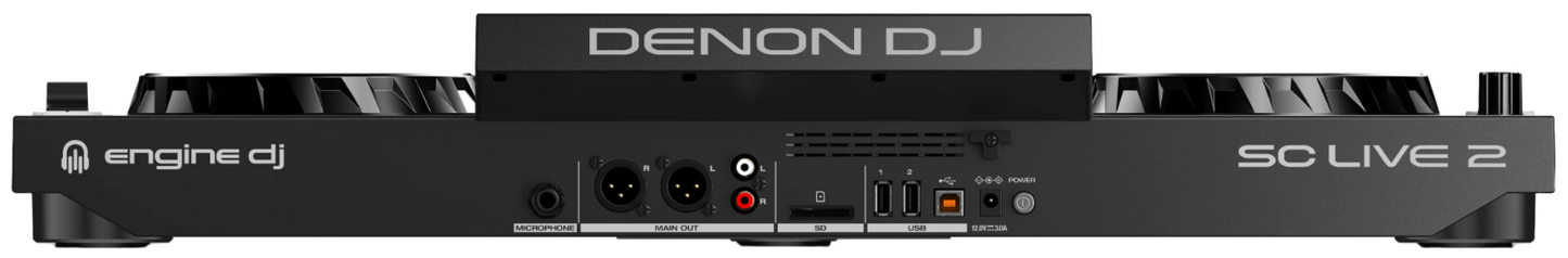 Denon DJ SCLIVE2 2-Deck Standalone DJ  Controller w/ 7” touchscreen, built-in speakers, & Wi-Fi - PSSL ProSound and Stage Lighting