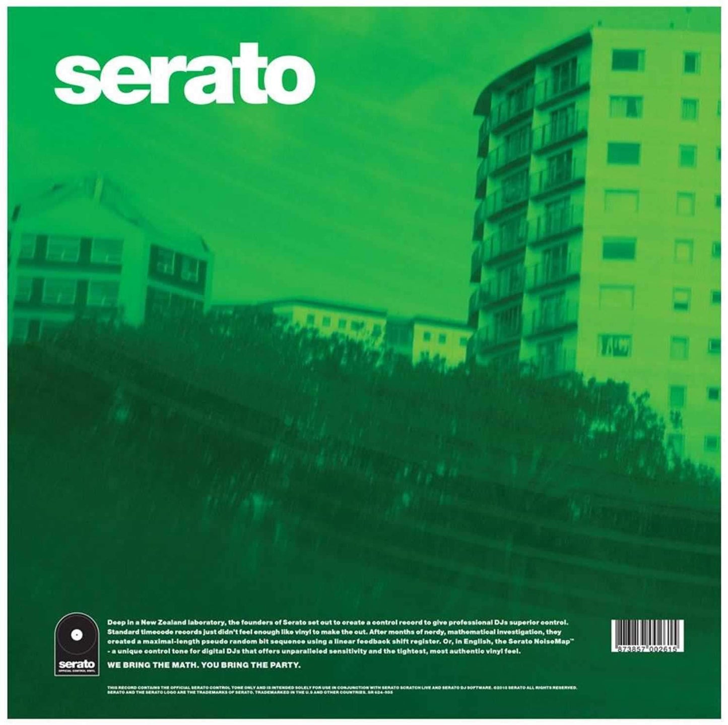 Serato Glass 10 In Control Vinyl Green Glass Pair - PSSL ProSound and Stage Lighting