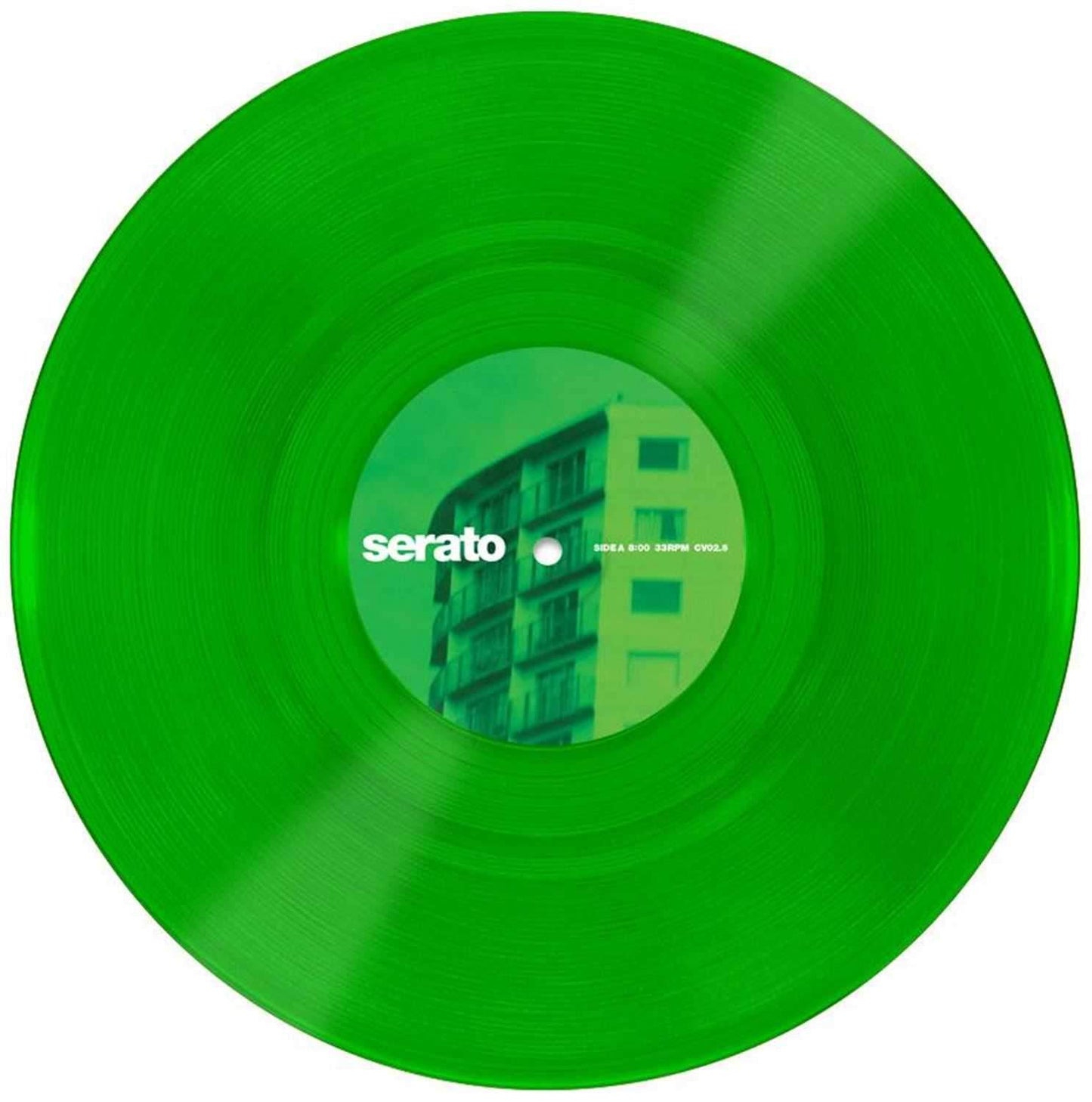 Serato Glass 10 In Control Vinyl Green Glass Pair - PSSL ProSound and Stage Lighting