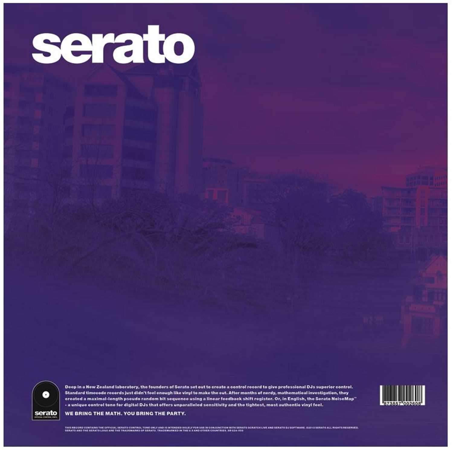 Serato Glass 10 In Control Vinyl Purple Glass Pair - PSSL ProSound and Stage Lighting