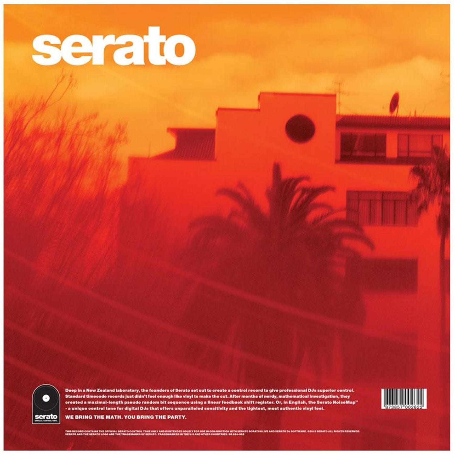 Serato Glass 10 In Control Vinyl Red Glass Pair - PSSL ProSound and Stage Lighting