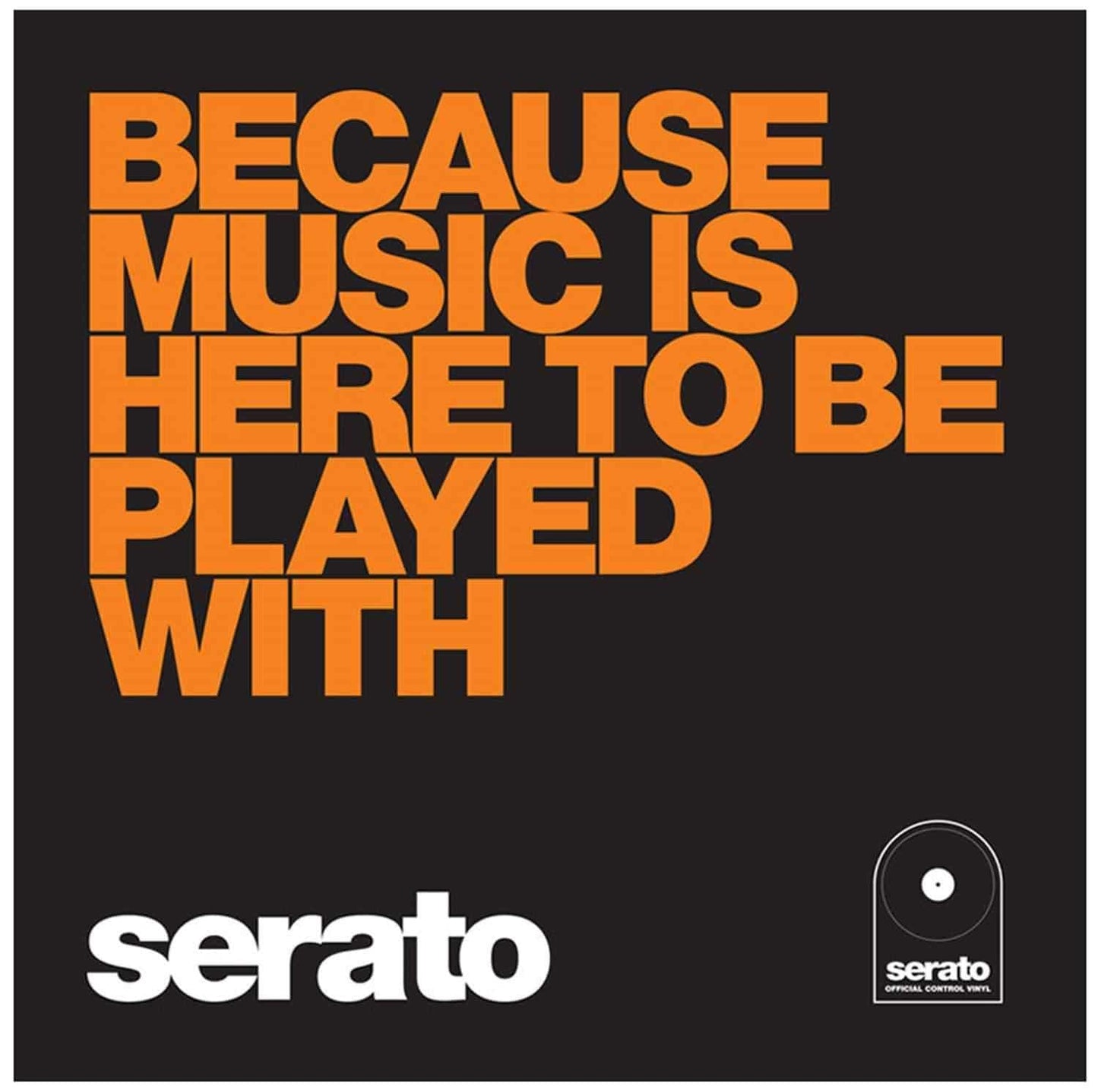 Serato Performance Series 10in Because Music 2x LP - PSSL ProSound and Stage Lighting