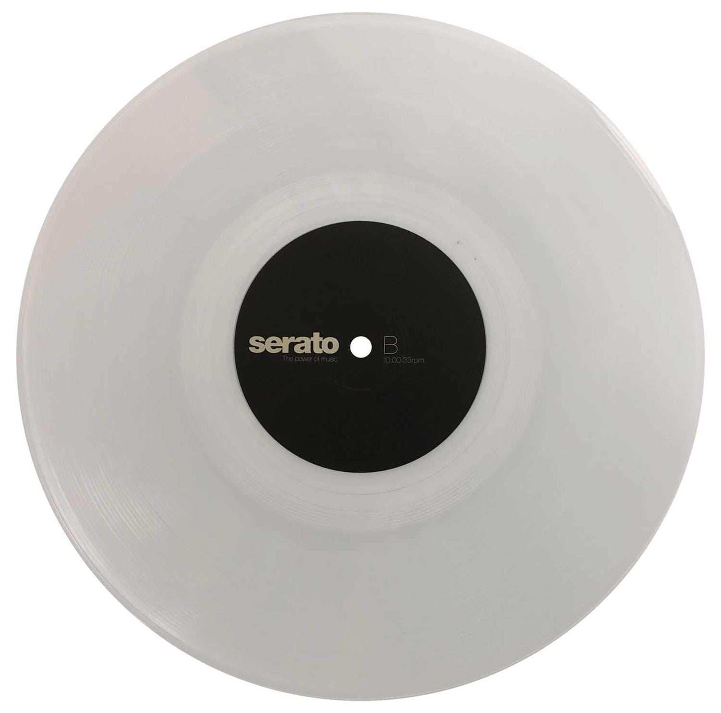 Serato SCV-PS-CLE-10 10-Inch Clear Control Vinyl Pair - PSSL ProSound and Stage Lighting