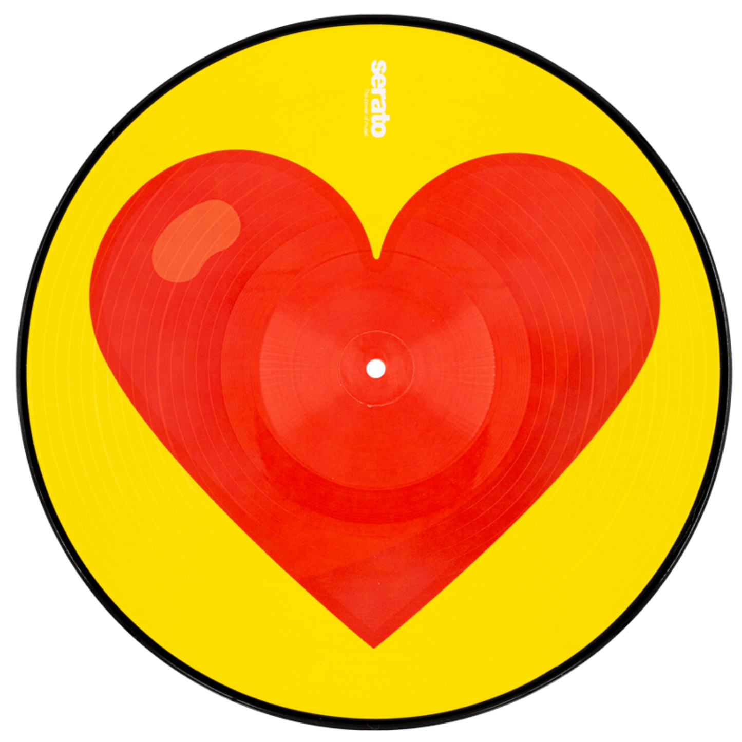 Serato Control Vinyl Donut+Heart Emoji (Pair) - PSSL ProSound and Stage Lighting