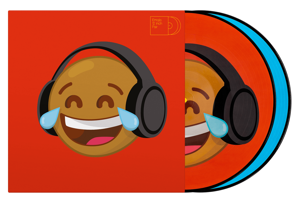 Serato Control Vinyl Thinking+Crying Emoji (Pair) - PSSL ProSound and Stage Lighting