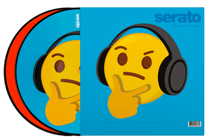 Serato Control Vinyl Thinking+Crying Emoji (Pair) - PSSL ProSound and Stage Lighting