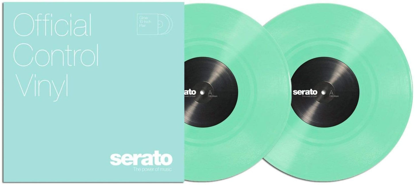 Serato 10-In Control Vinyl Glow in the Dark (Pair) - ProSound and Stage Lighting