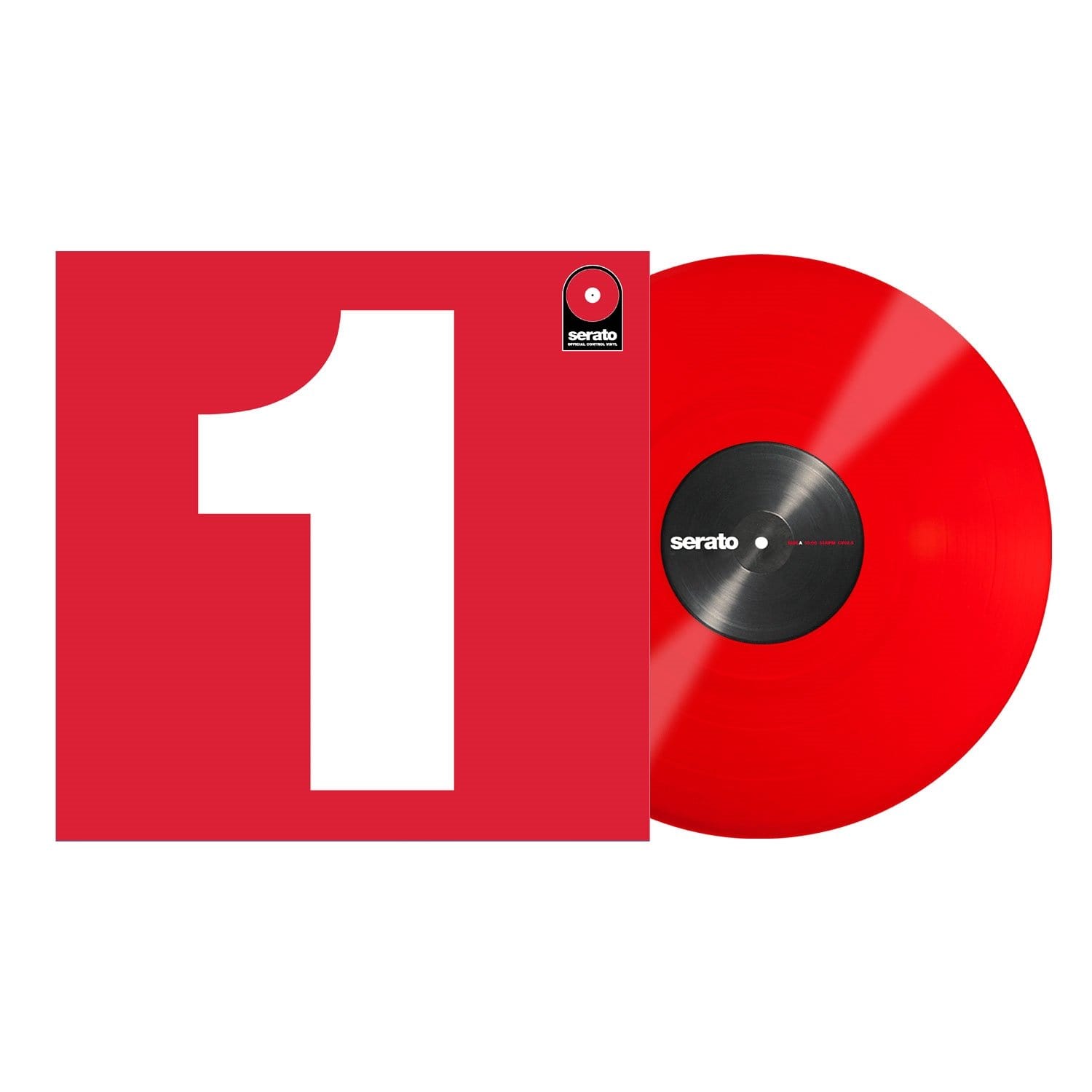 Serato Performance Series Single Vinyl Red 12-Inch LP - PSSL ProSound and Stage Lighting