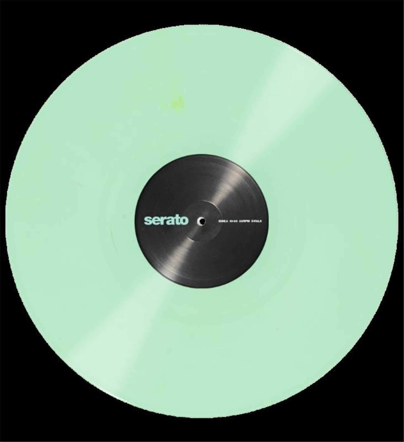 Serato Perf Srs Pastel Green Time Code Vinyl Pair - PSSL ProSound and Stage Lighting