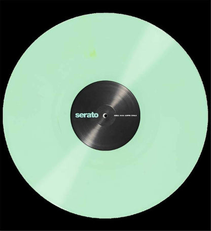 Serato Perf Srs Pastel Green Time Code Vinyl Pair - PSSL ProSound and Stage Lighting