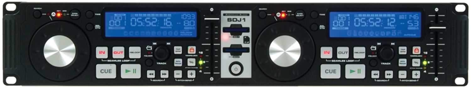 American Audio SDJ1 Dual SD DJ MP3 Media Player - PSSL ProSound and Stage Lighting