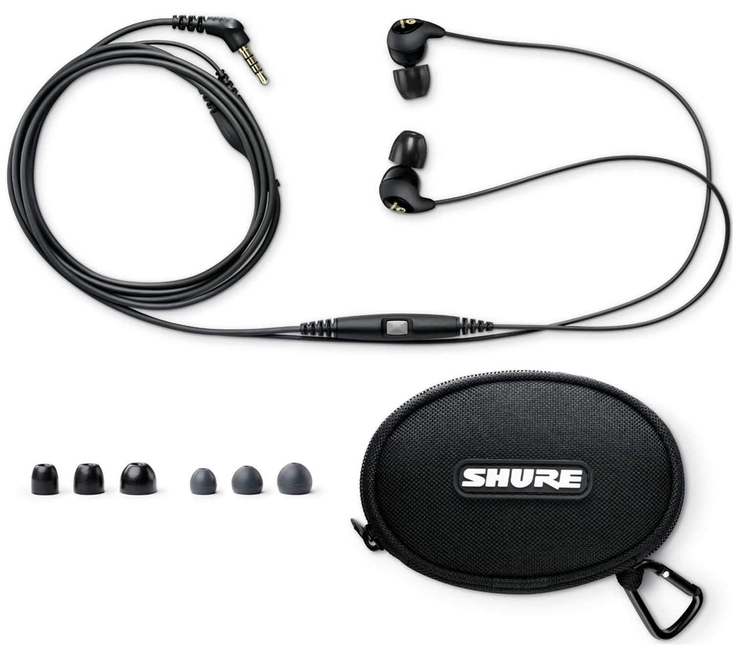 Shure SE115MK Sound Isolating Headset with Mic Black - PSSL ProSound and Stage Lighting